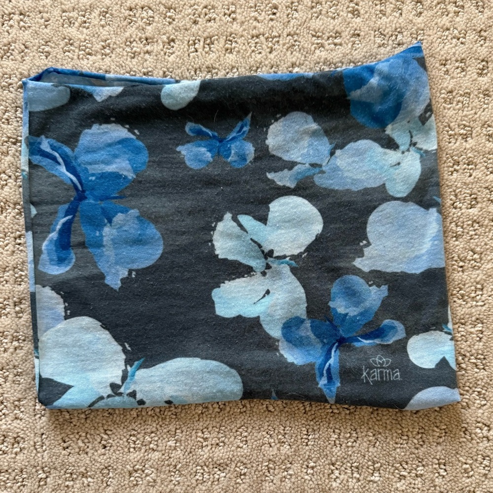 Karma blue and gray headband